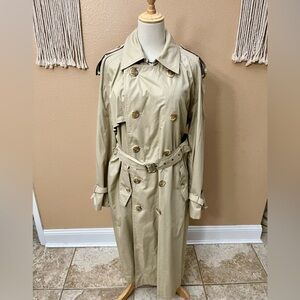 YVES SAINT LAUREN Double Breasted Trench Coat Pour Homme